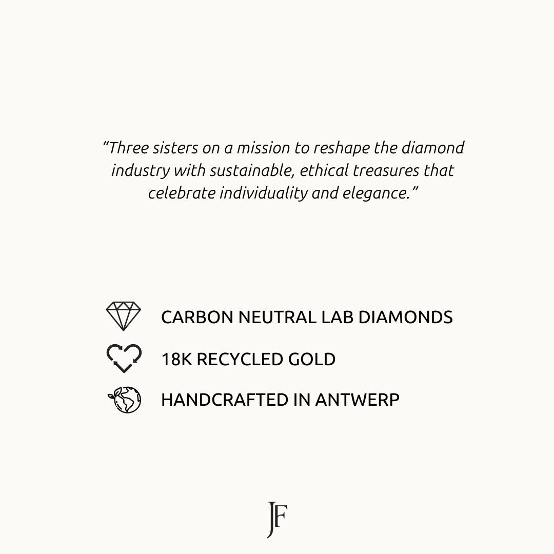 Juna Fae – carbon neutral lab-grown diamonds, 18K recycled gold, handcrafted in Antwerp