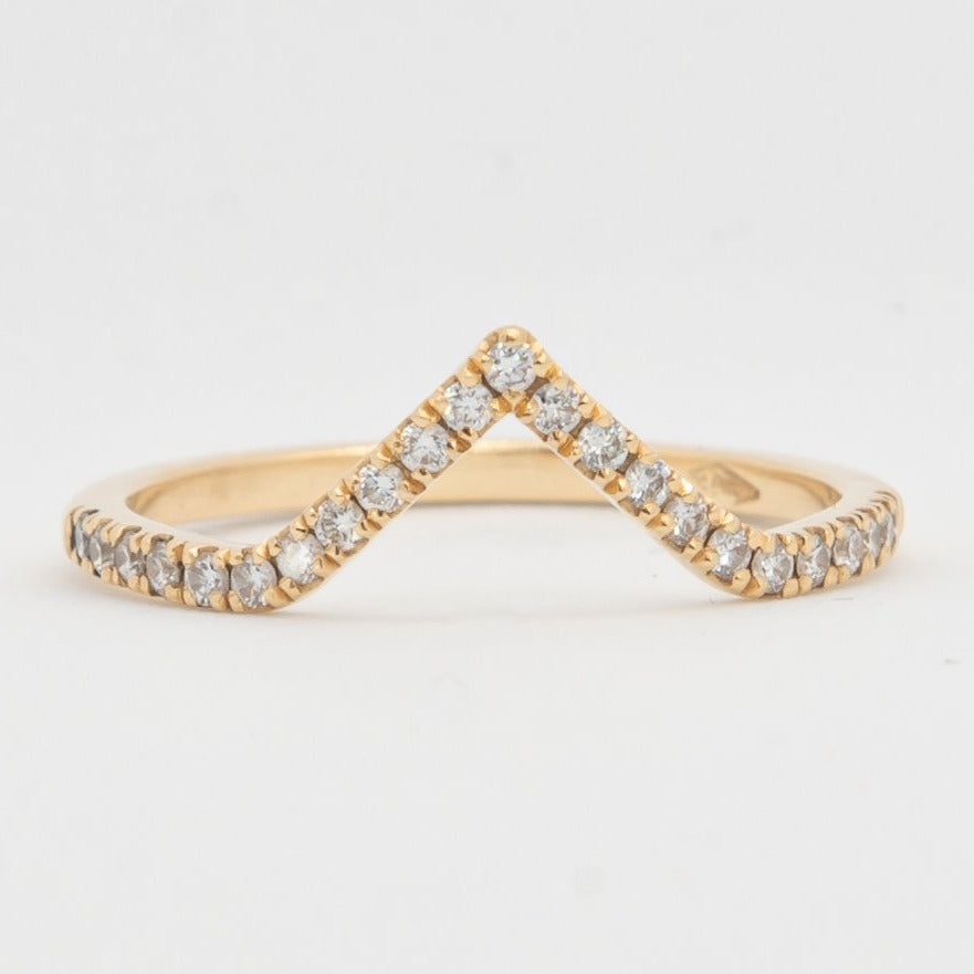 Juna Fae V-Stack ring with labgrown diamonds